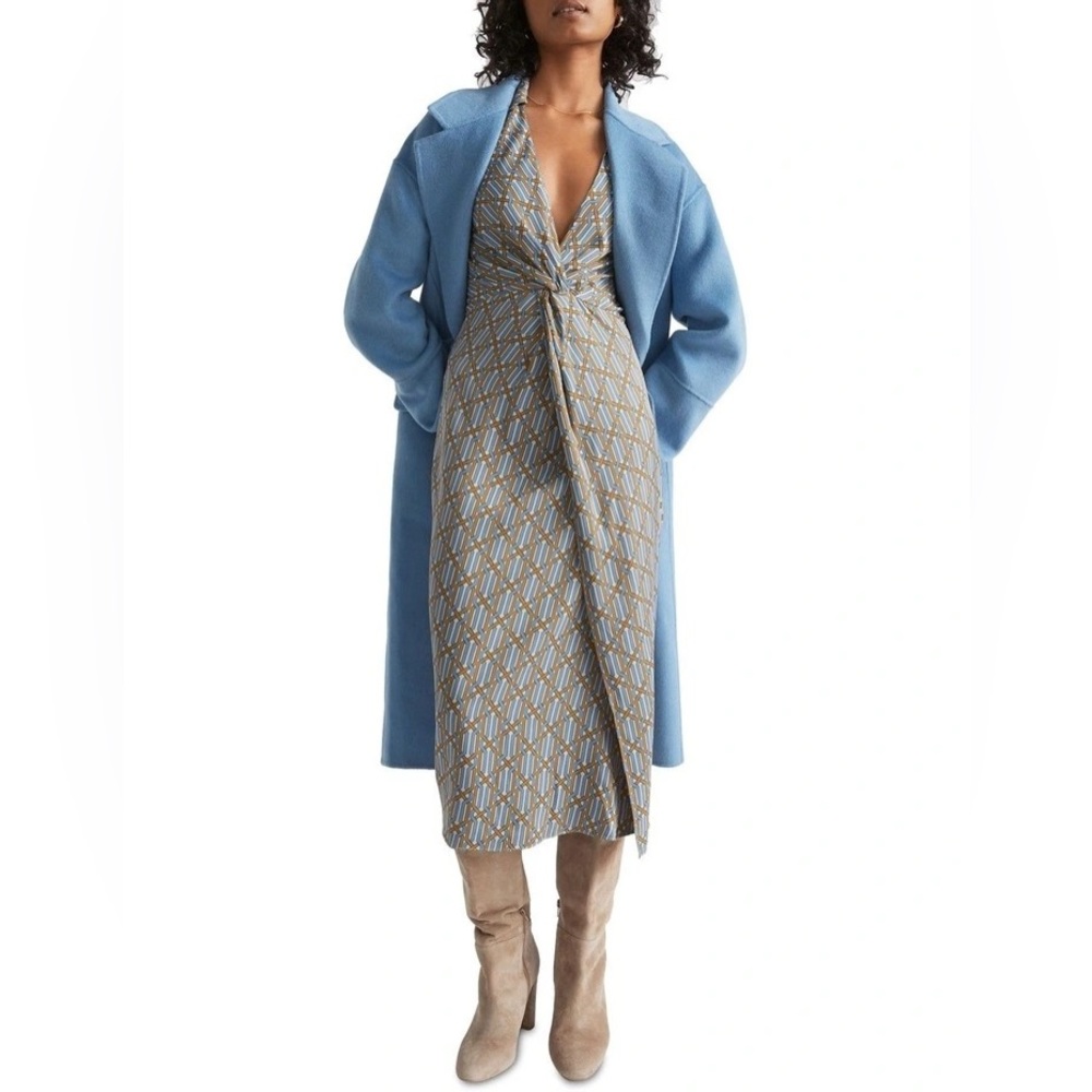 Seed Heritage Linear Retro Midi Dress